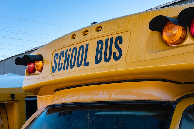 top of school bus