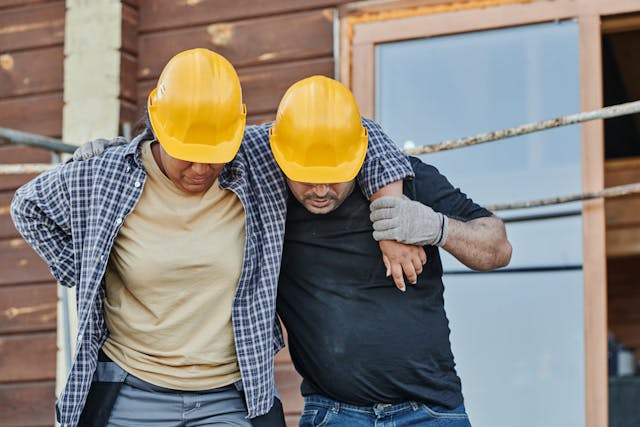 injured construction workers
