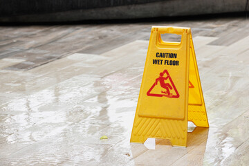 wet floor sign