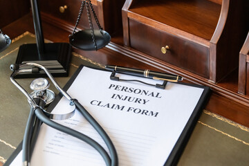 personal injury claim form
